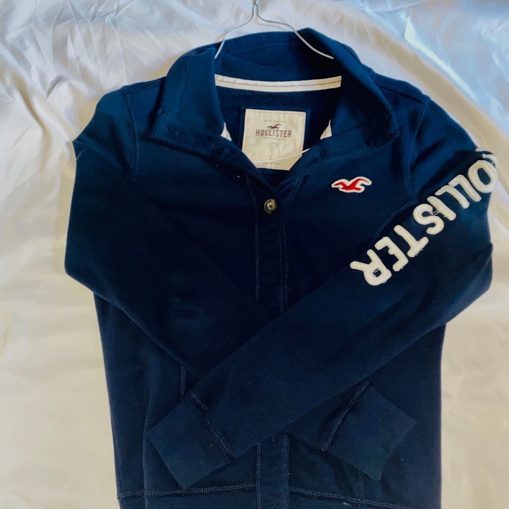 Hollister button down sweater